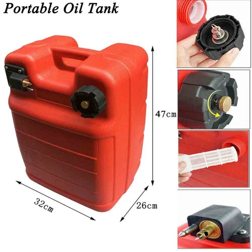 24L/6.3 Gallon Fuel Tank Portable Boat Marine Outboard Fuel Tank With Handle - Bild 2 von 6