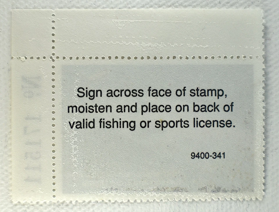 US WISCONSON GREAT LAKES SALMON & TROUT STAMP MNH, 1997 - Image 2 of 2