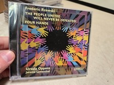 Rzewski People United Will Never Be Defeated Oppens Lowenthal Cedille SEALED