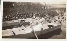 AMERICANA Vintage FOUND EARLY 20th CENTURY ANTIQUE PHOTO Original B+W 53 43 H