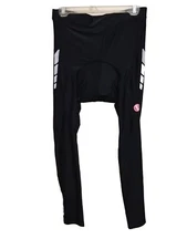 SOUKE SPORTS Men's SIZE XL BLACK Bike Cycling Padded(Red) Quick Dry Tights Pants