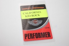 Kid Rock  - Laminated Backstage Pass - # 12 -   FREE POSTAGE - HARLEY DAVIDSON