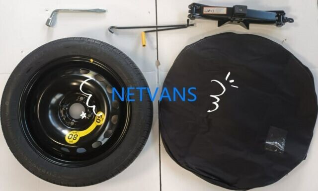RUOTINO DI SCORTA 16" PER OPEL CORSA F  da 2020 CON CRIC CHIAVE E SACCA
