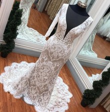 Casablanca lace wedding dress