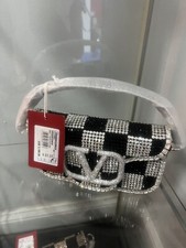 Valentino Garavani Vsling Mini Rhinestone Top-handle Bag