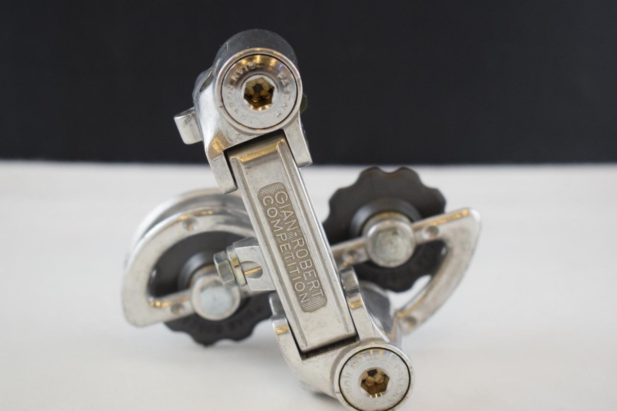 Dérailleur Arrière Gian Robert Competition – Cage Courte Vintage – Aluminium Italie – Neuf Old Stock