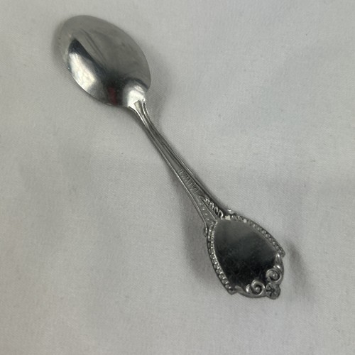 Colorado Souvenir Spoon Mountain Lake Ducks 3.5” Silver Tone - Imagen 3 de 4