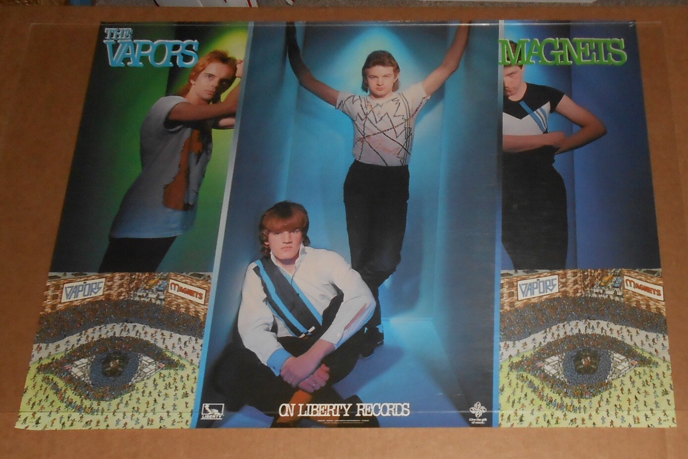 The Vapors 1981 Promo Poster 27x34 Turning Japanese David