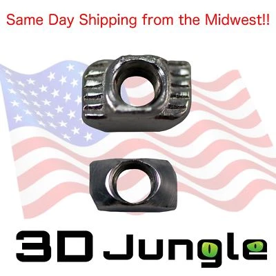 3D JUNGLE M3 M4 M5 T Slot 2020 Heavy Duty Nut for 2020 Aluminum Extrusion