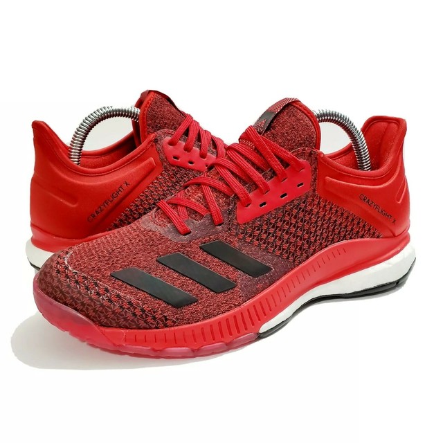 NEW Adidas Crazyflight X 2.0 Boost Red Volleyball Shoes Women's Size 7 ...