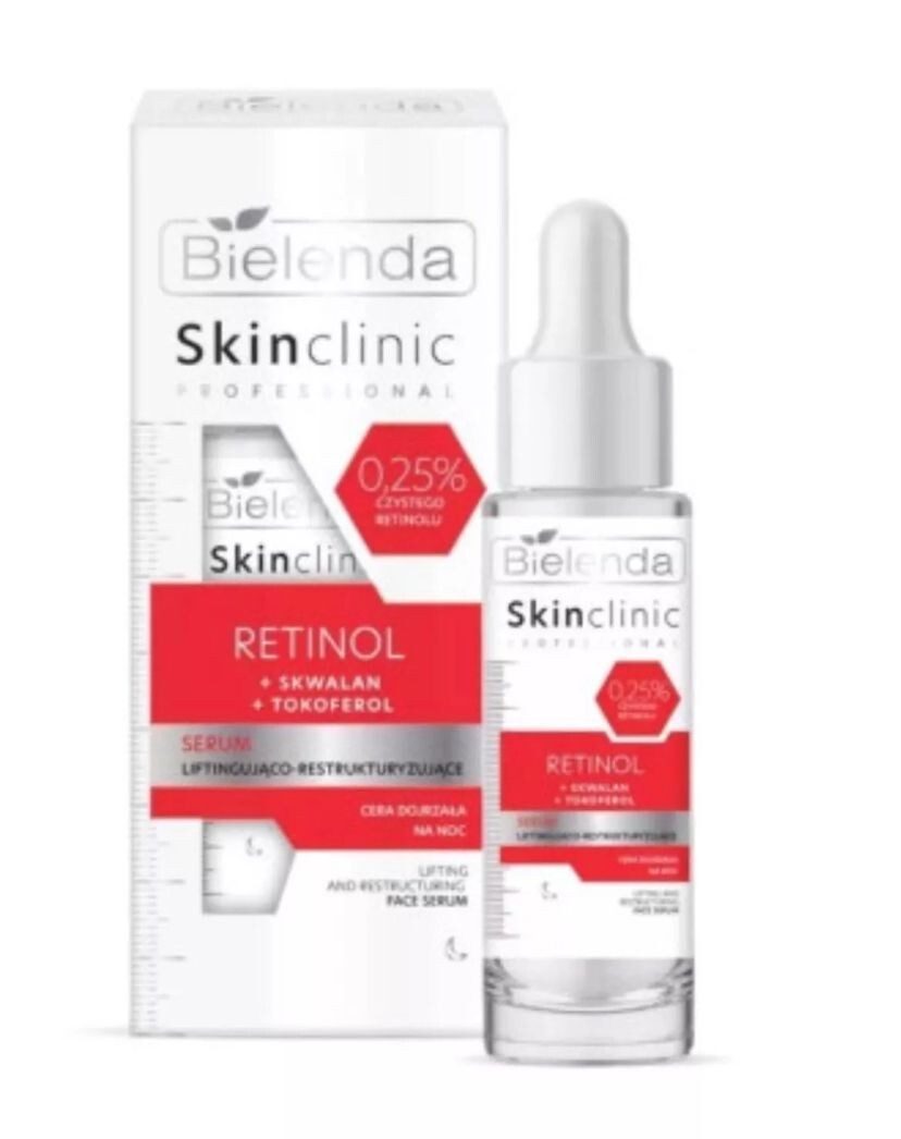 Bielenda Skin Clinic  Retinol Lifting and restructuring night serum,30ml