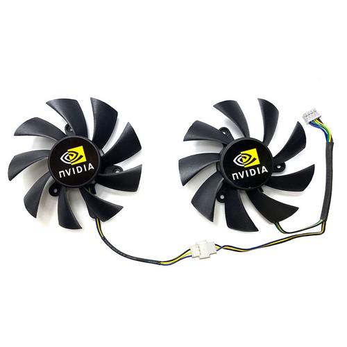 For White Label AMD DICASVER RX580 588 Graphics Card Fan Cooling Fan 82mm 1 Pair - Afbeelding 2 van 6