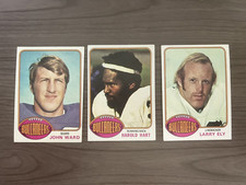 1976 Topps Football Card Lot Tampa Bay Buccaneers John Ward, Hart, Larry Ely 268