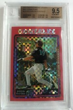 Carlos Gonzalez 2005 Topps Chrome Update Red xFractors #183 BGS 9.5 RC #58/65