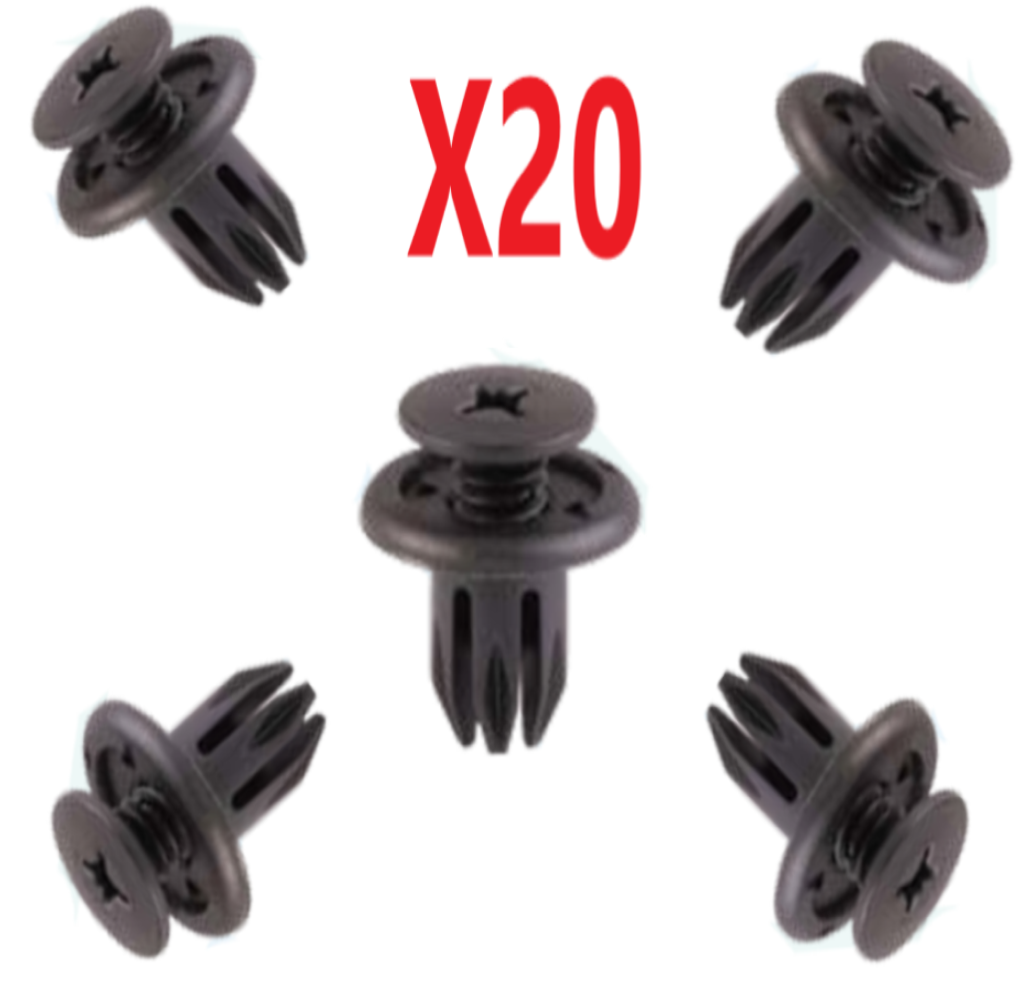 20X INNER WHEEL ARCH LINER FASTENERS CLIPS BMW MINI COOPER S ONE R50 ...