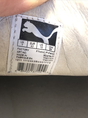PUMA by MIHARA YASUHIRO Union Jack My-Tennis Low Sneaker Men’s Sz US 10 RARE - Picture 6 of 12