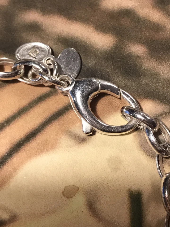 Silpada N57331 Dive Right In Chain Necklace in Sterling Silvr 17" Italy made New - Image 3 of 4