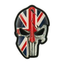 DEADMAN'S SKULL UK MORAL PATCH military tactical WAR PVC 3D