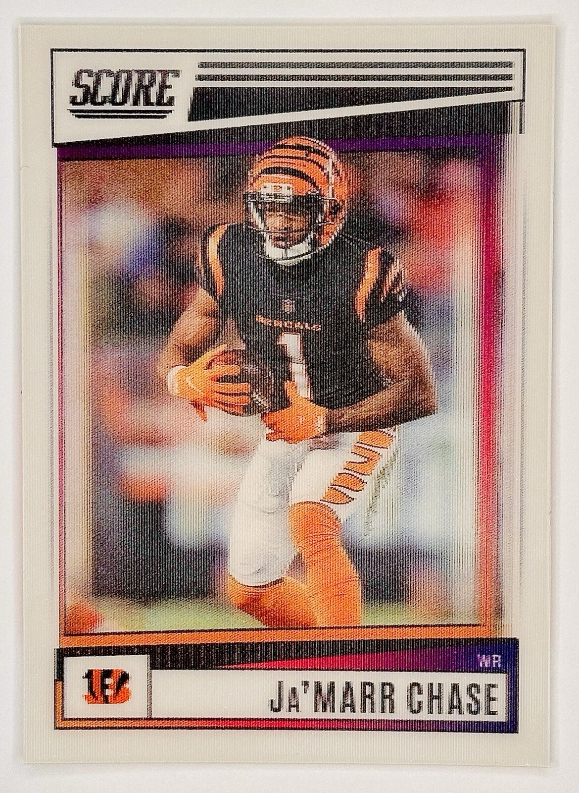 2022 Panini Score JA'MARR CHASE Dynamics 3-D Lenticular #191 Case Hit SSP 🔥