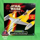 Hasbro Vintage 1998 Star Wars Episode 1 Electronic Naboo Fighter NIB