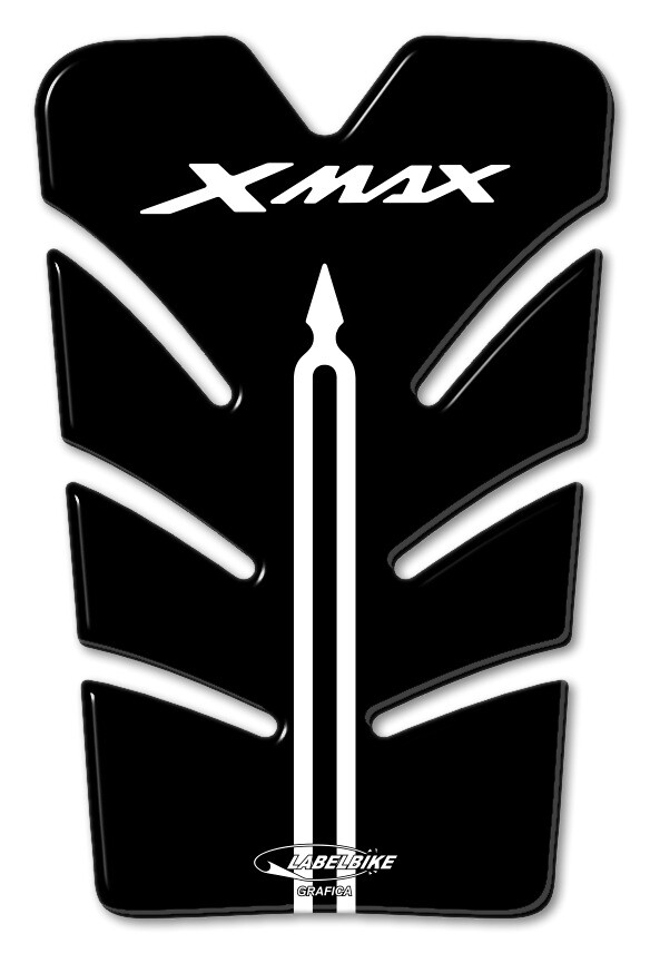 Adesivo Resinato 3D Per Yamaha XMAX 2010-2013 - Paraserbatoio, Made In Italy