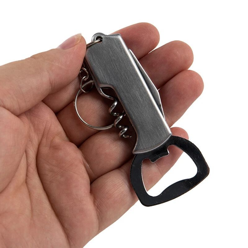 Beer bottle opener keychain sale