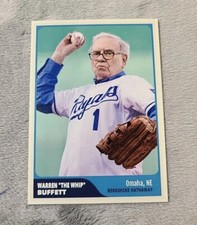 Warren Buffett "The Whip" Card Royals Omaha, Ne Berkshire