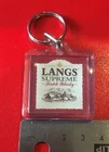 Langs Supreme Scotch Whisky keyring brewerania collectable, lightweight
