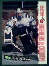 ERIC FICHAUD  94/95 CHL CHICOUTIMI SAGUENEENS PROMOTIONAL CARD SP / FRENCH