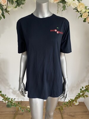 T-Shirt Top Mon Cherie Navy Spruch von Influence Übergröße 16 & 22 Tee Neu JT40