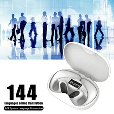 Bluetooth Translator Earbuds 144 Language Two Way Real Time Smart Translation