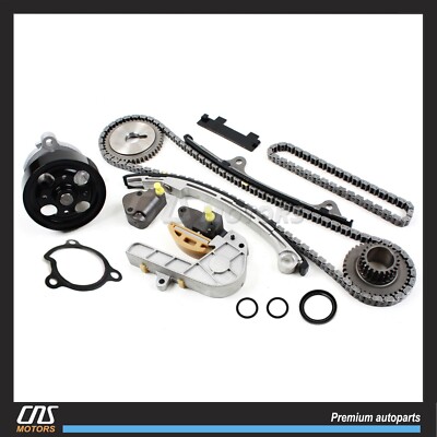 Timing Chain Kit w/ Water Pump for 02-06 Nissan Altima Sentra 2.5L Engine QR25DE