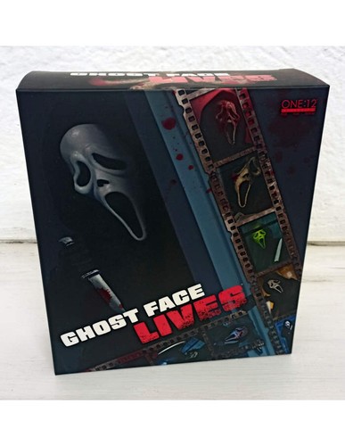 MEZCO ONE 12: COLLECTIVE GHOST FACE LIVES SCREAM 1/12 DELUXE FIGURE COLLECTOR NE - Foto 7 di 7