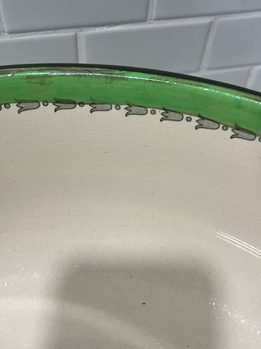 Rare Antique Royal Doulton England “Adams” Green Wash Basin & Pitcher Set 1920’s - Picture 15 of 16