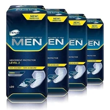Tena Men Level 2  20 Count Incontinence Protector 1 Pack (1x20)