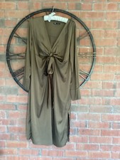 Zara dress Bronze Mixed material Size M