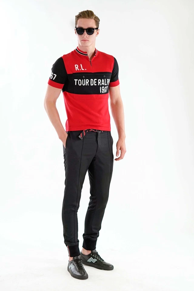 995 美元 Ralph Lauren 紫色标签男式限量羊毛 Tour De Ralph RL 1967 毛衣 — 第 2/3 张图片