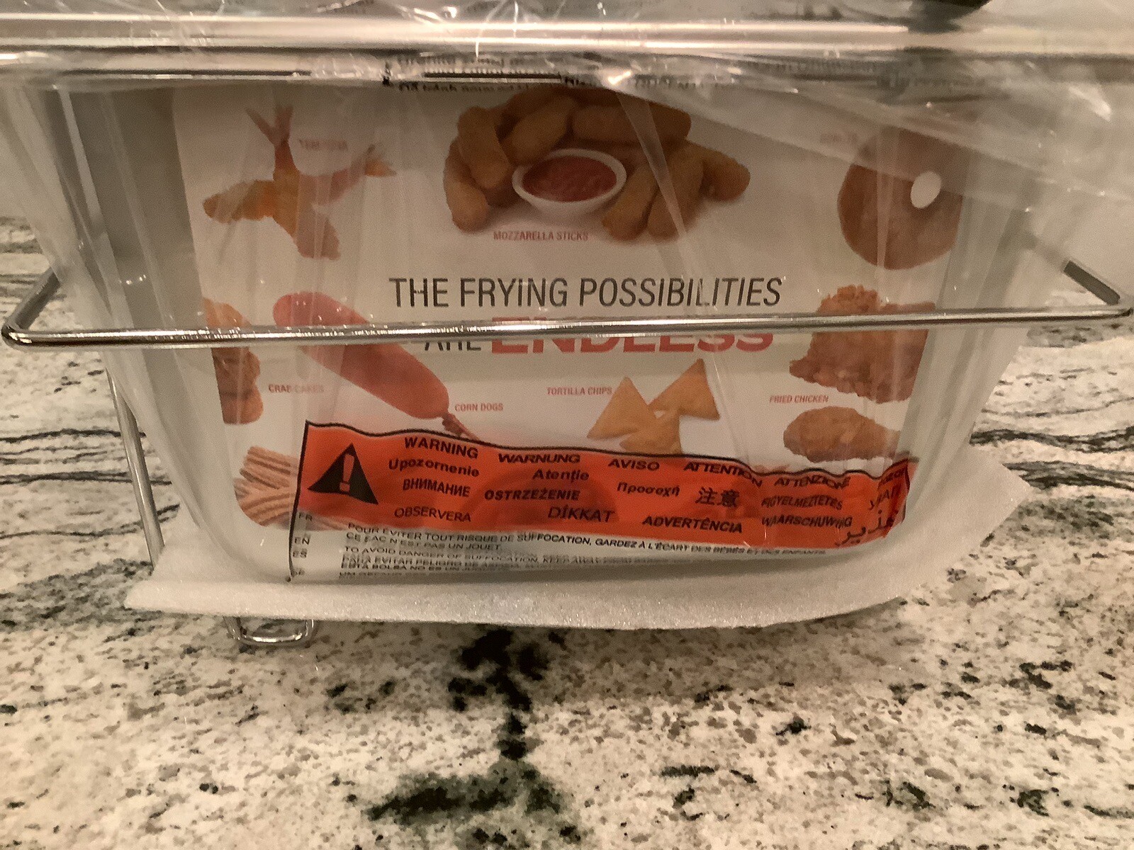 BLACKSTONE Fry Basket Accessory Deep Fryer Mesh Basket w Lid New No