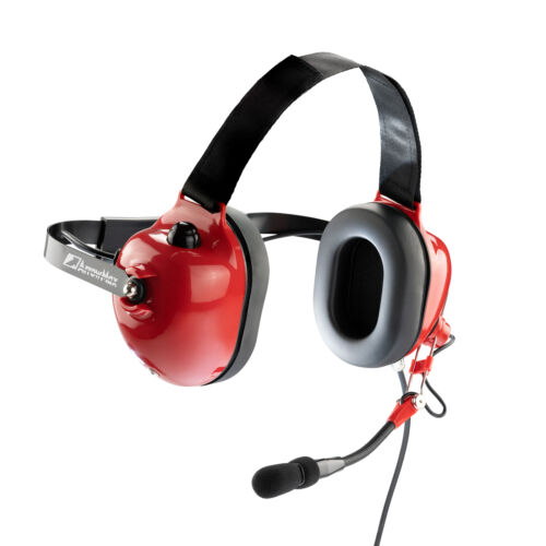 Casque antibruit ArrowMax AHDH0032-RD-AX pour Motorola XPR3000 XPR3300 - Photo 4/7