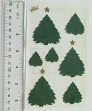 Mrs Grossman TREES, PAPIER - Sheet of Vintage RETIRED Papier Stickers  