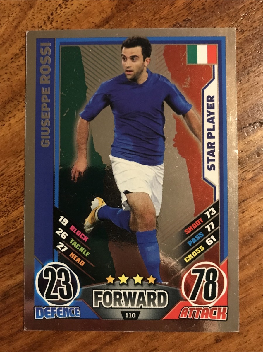 Match Attax Euro 2012 Giuseppe Rossi Star Player UK