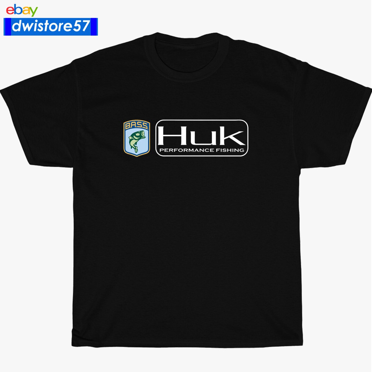New HUK Performance Fishing T-Shirt Logo Many Colors S to 5XL Made In USA
