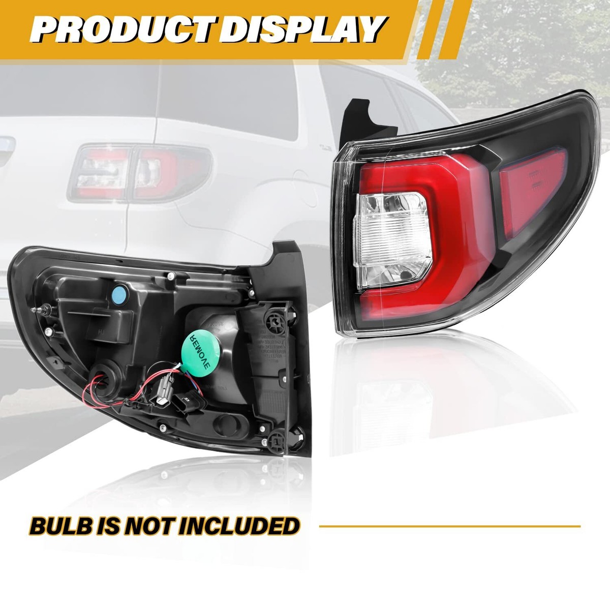 Left Tail Light Taillamp Fit For GMC Acadia 2013-2016 Brake Stop - Foto 2