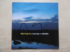 David Gray autograph signed CD booklet "A New Day at Midnight"