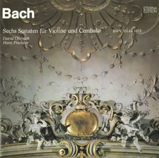 BACH 6 Violin Sonatas B.1014-1019 OISTRAKH PISCHNER Eterna 825798 2LP Gatefold