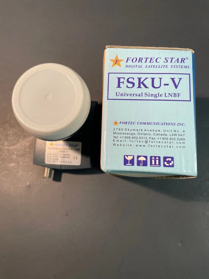 Fortec Star FSKU-V Universal Único LNB Digital Listo KU Banda Ganancia 56 N.F 0.4 Foto 3 de 4