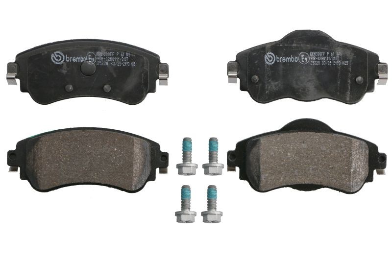 Bremsbelagsatz, Scheibenbremse P 61 105 BREMBO für CITROËN C4 II DS4 - Bild 6