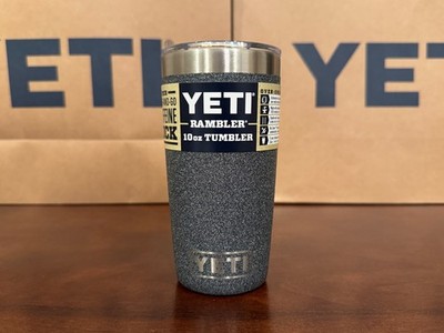 YETI BLACK STONE RAMBLER 10 oz TUMBLER MUG CUP - BRAND NEW