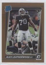 2021 Panini Donruss Optic Rated Rookie Bronze Prizm Alex Leatherwood #266 0a6