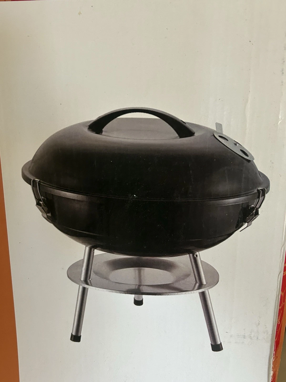 Rite Aid Portable 14" Small Kettle Charcoal Grill Camping Tailgating New In Box
